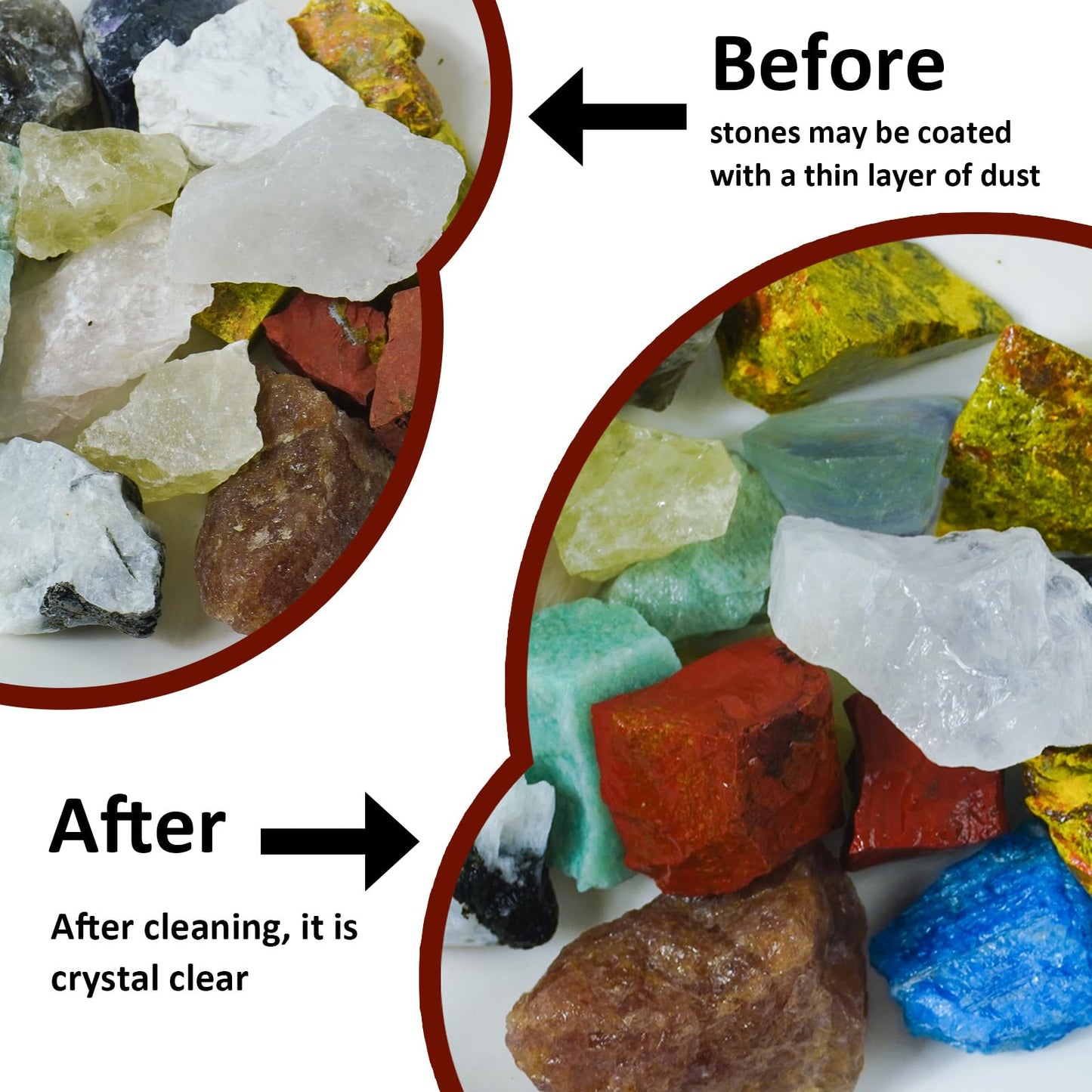 Raw Crystals, Large 1.2-2.0" Healing Crystal Natural Rough Stones for Intuition,Chakra,Meditation,Decoration,Polishing,Energy Work (Dark Amethyst, 3.5oz-0.8-1.2"raw Crystals)