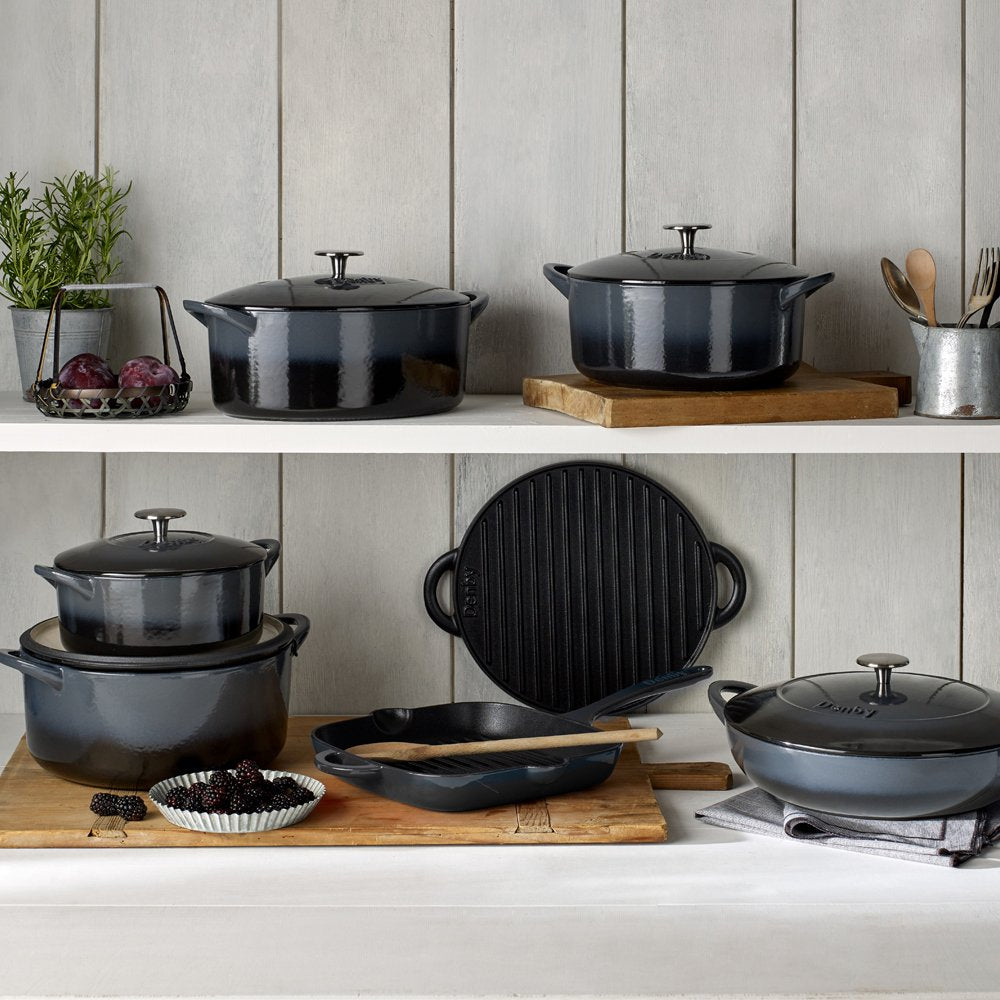 Denby Oval Casserole, Halo, 28 cm