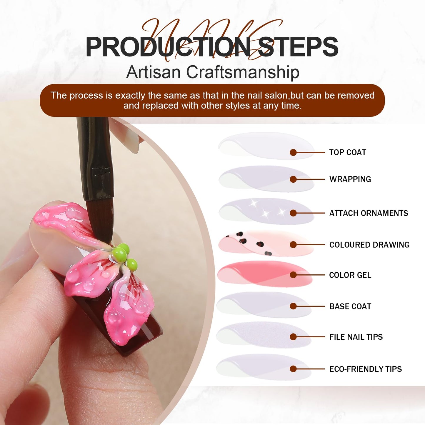 HOMSERA Handmade Press on Nails Long Square, XL Reusable Fake Nails Blue Nude Style with Sun Goddess & Gold 3D Flower Art XXL Luxury Acrylic French Tips With Cross Scepter & Aurora Design for Women