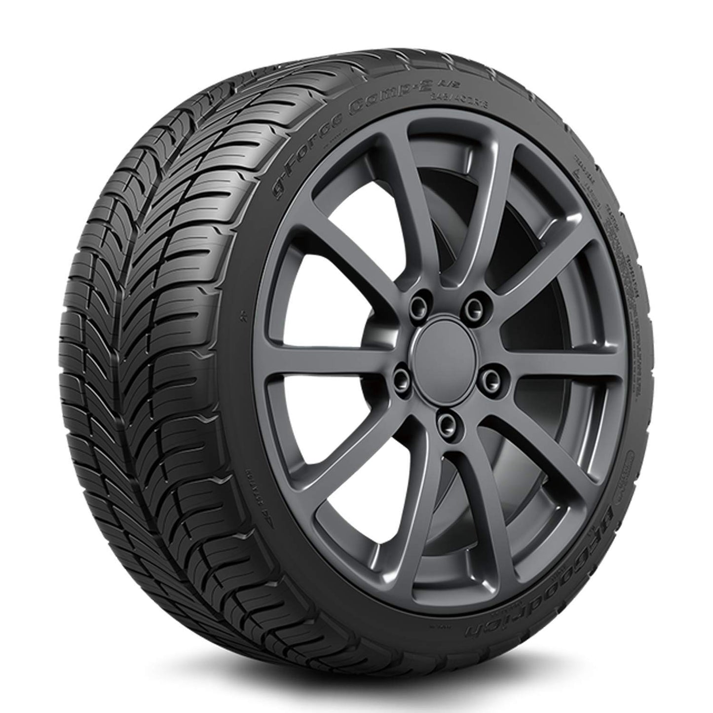 BFGoodrich G-Force Comp-2 A/S Plus All-Season Radial Car Tire for Ultra-High Performance, 225/45ZR17/XL 94W