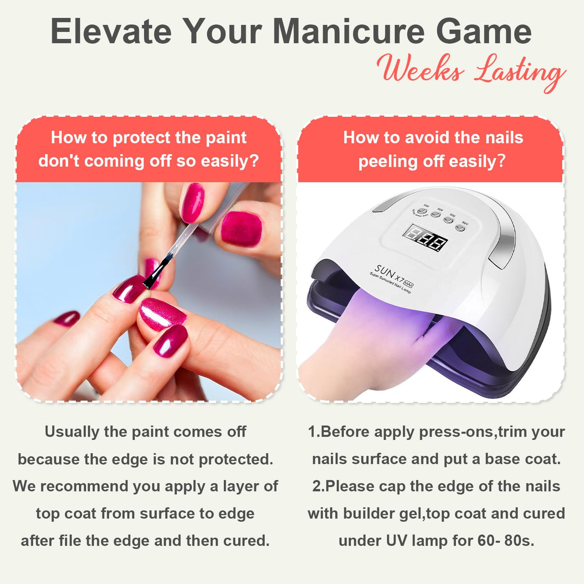 Rose Pink Chrome Square Press on Nails Medium,KQueenest Glitter Mirror Plating False Acrylic Nails Press Ons,Natural Fit Glue on Nails Short Coffin,Light Stick on Nails for Women in 24 PCS