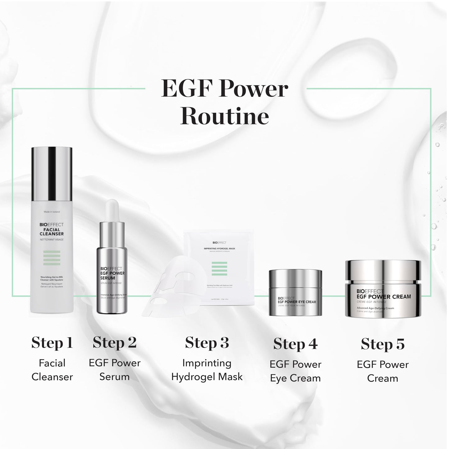 BIOEFFECT EGF Power Serum | Epidermal Growth Factor + KGF + Hyaluronic Acid | Intensive Age-Defying Face Treatment for Deep Wrinkles, Firmness & Skin Renewal, 15 mL / 0.50 oz