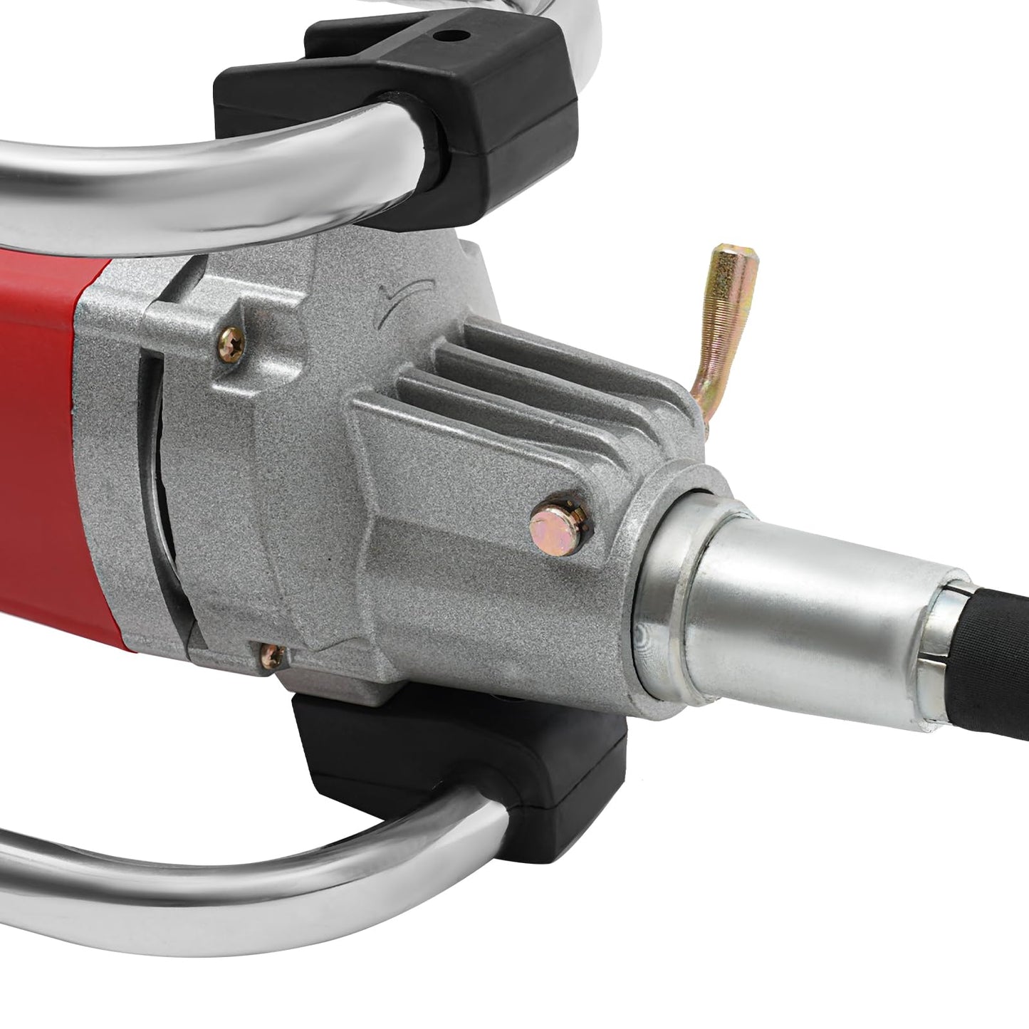 Electric Concrete Vibrator, Insertion Concrete Vibrating Tool, 2000W Portable Hand Held Portable Concrete Vibrator with a 13.12FT Long Vibrating Shaft, Cement Construction Vibrarator (Red)
