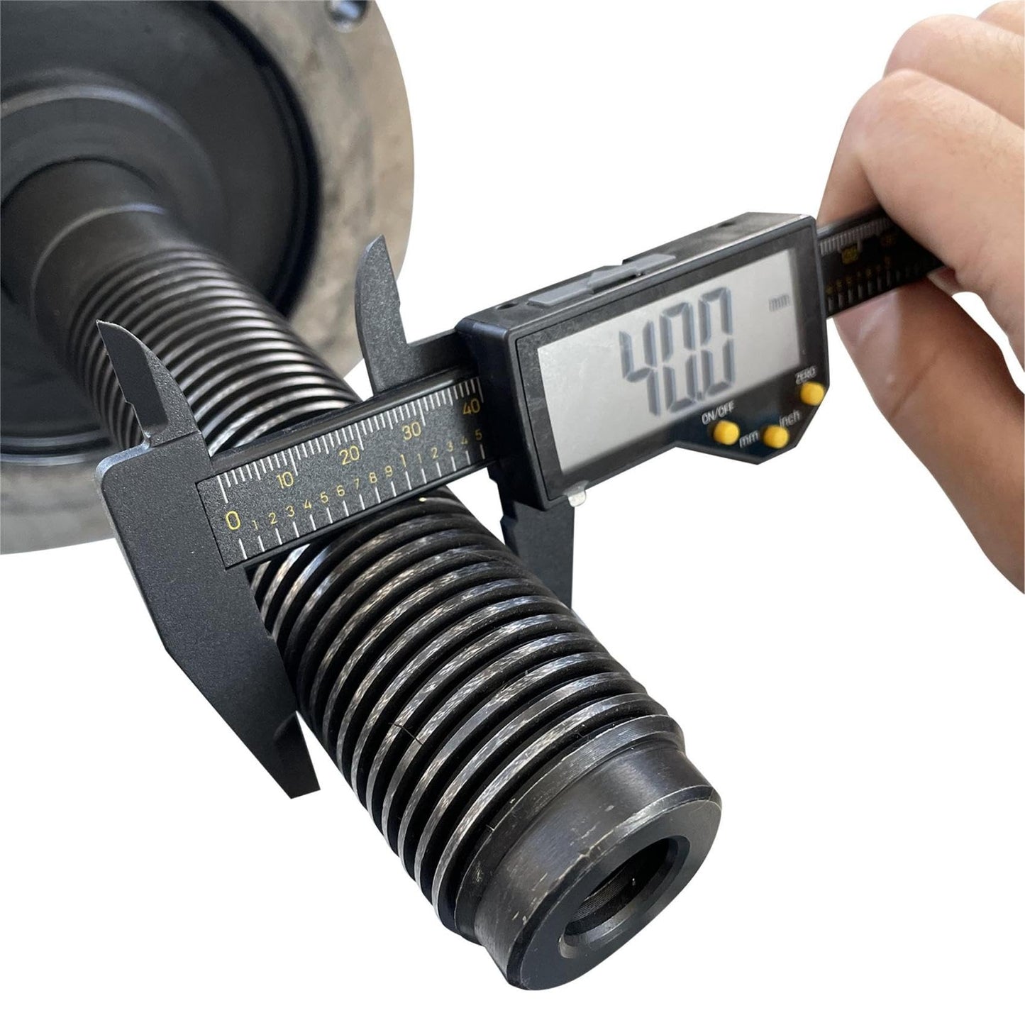 RebarTech Motorcycle Adapter for Wheel Balancer Machine of 36mm & 40mm Shaft, Tire Clamp for Balancing Thinner Wheels, Install Size of 16mm
