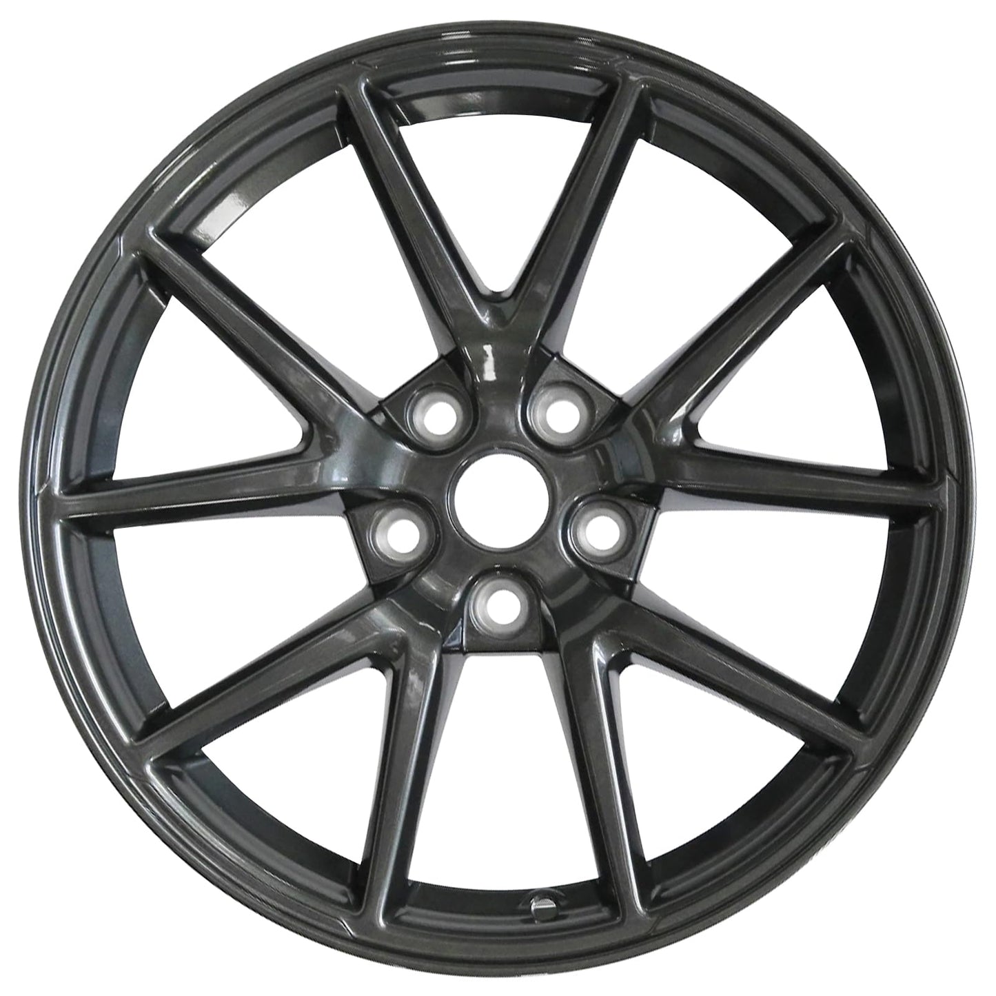 HOLUEKU New Single 18 x 8.5" 18 Inch Dark Charcoal Premium Aluminum Alloy Wheel Rim Fits for Tesla Model 3 2017 2018 2019 2020 2021 2022 2023, 96276 OEM Design Replacement Rim, ALY96276U35N