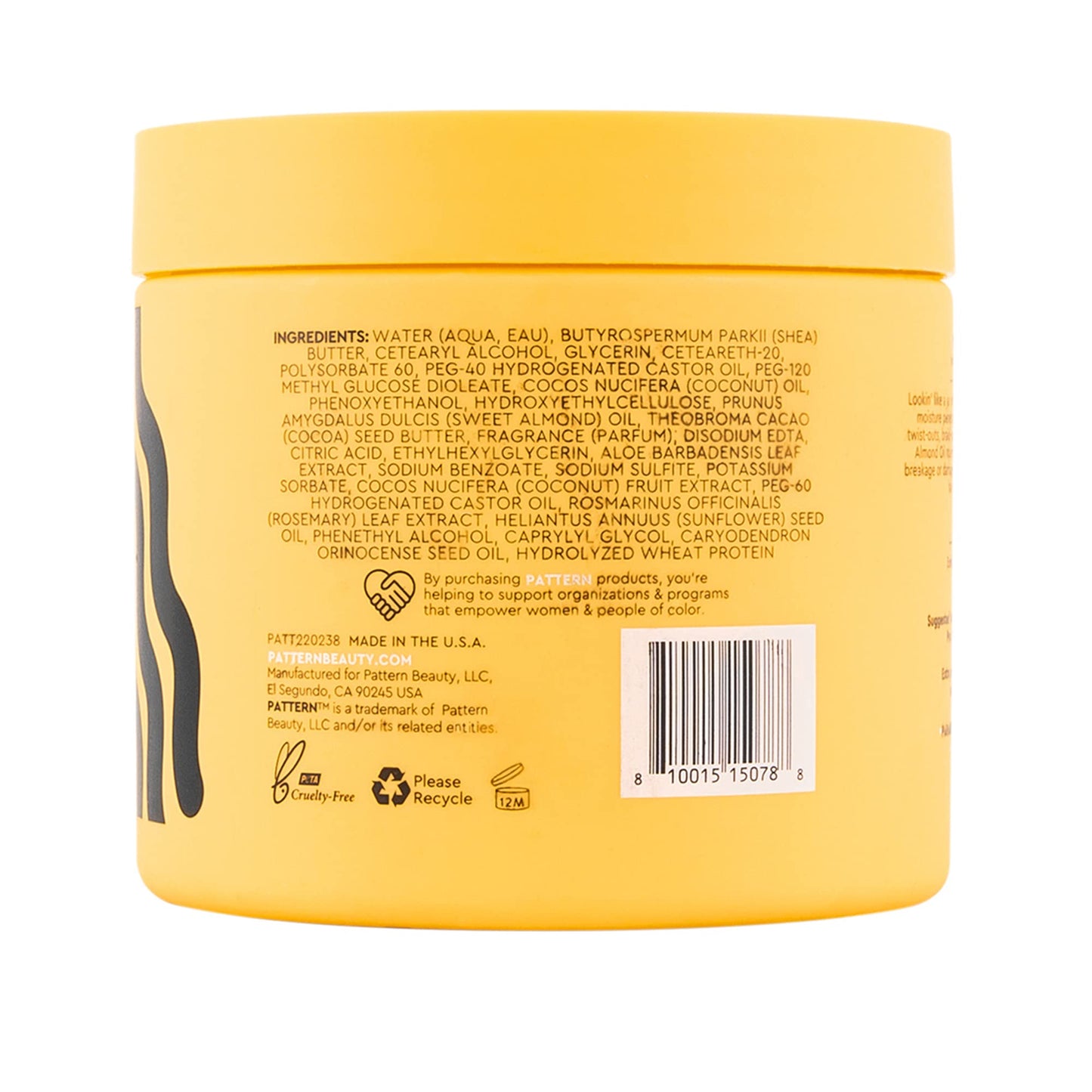 PATTERN Beauty by Tracee Ellis Ross Styling Cream 15 fl oz - Hold & Definition for Curly Hair 3b-4c