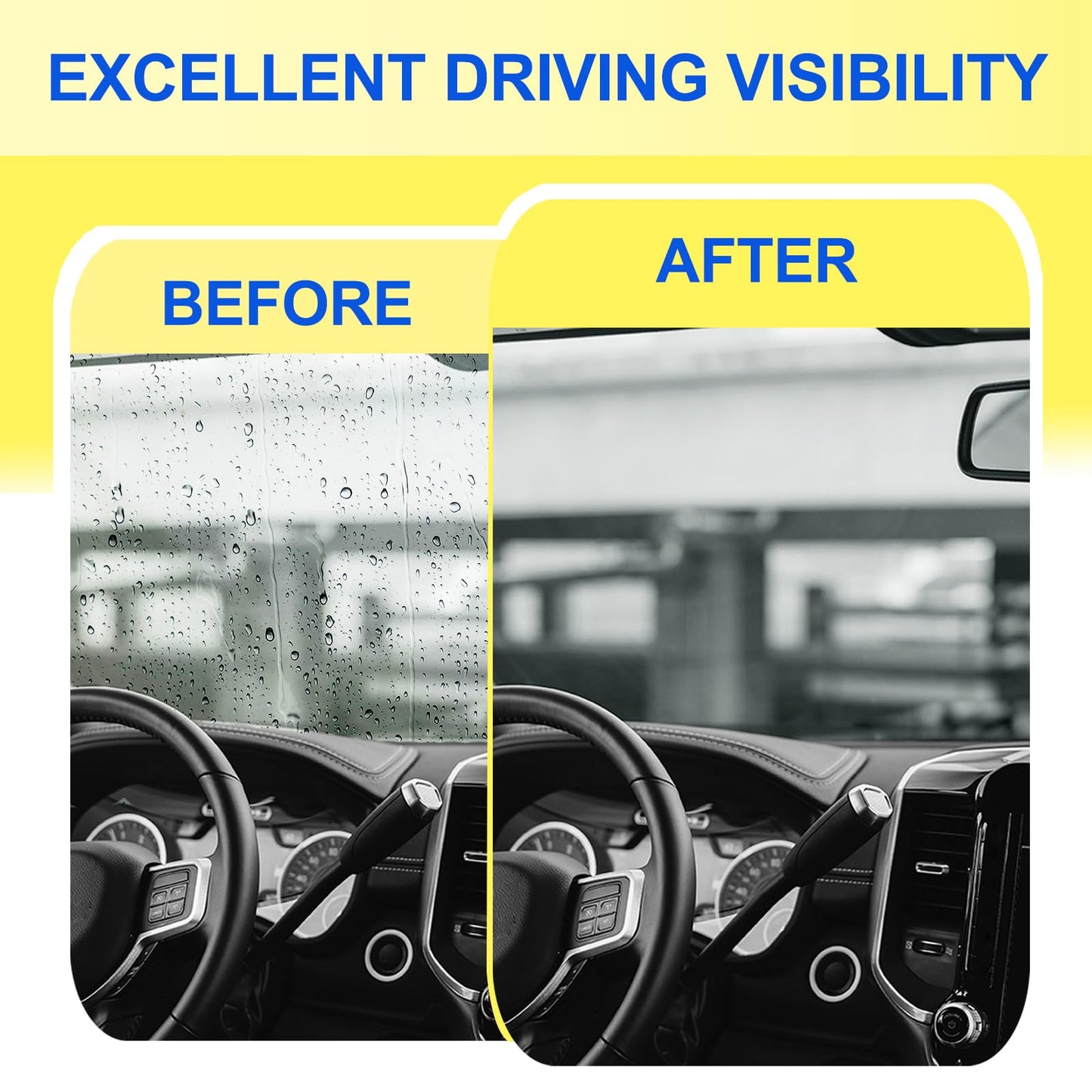 OEM Quality 22" + 22" Premium All-Seasons Durable Stable and Quiet Windshield Wiper Blades-J Hook Wipers(Set of 2)