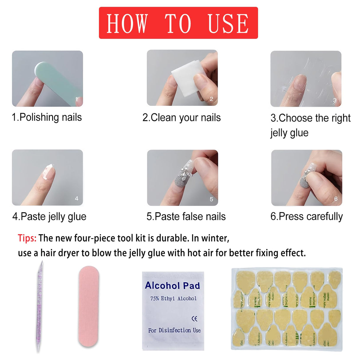 24Pcs Halloween Ghost Press on Nails Short Square Fake Nails with Glitter Pumpkin Designs False Nails Black Forest French Artificial Acrylic Stick on Nails for Women Halloween Medium Decoration