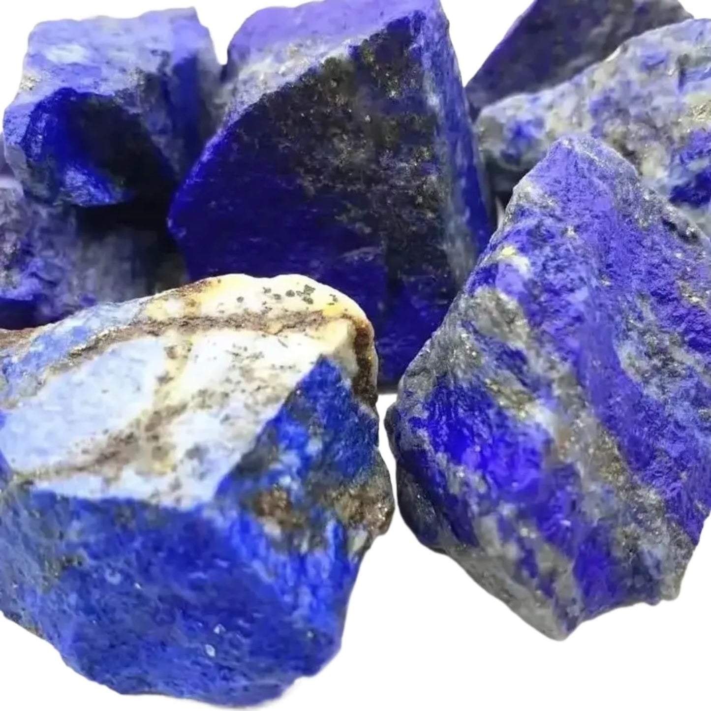 YOUNAIERZX 1LB Natural Afghanistan Lapis Lazuli Stone Rough Gemstone High Quality Raw Crystal for Spiritual Healing and Energy Work
