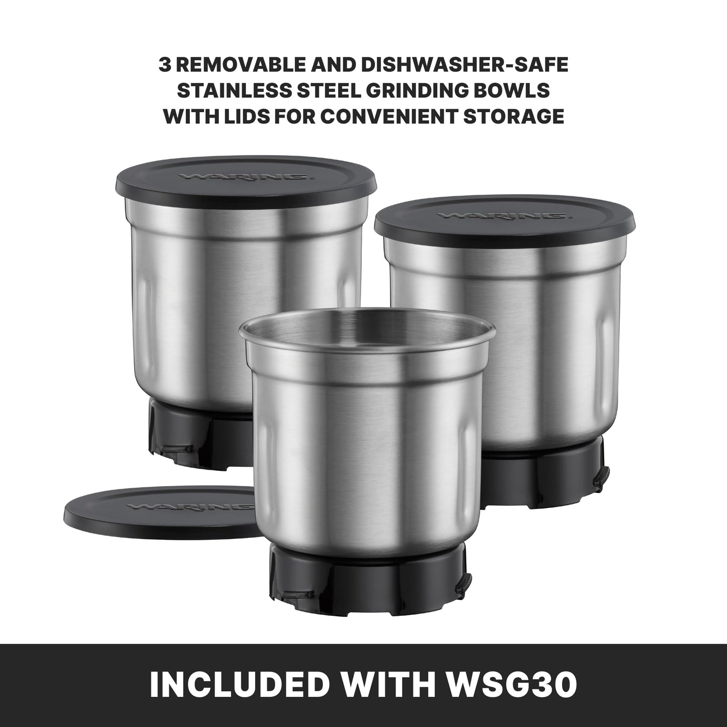 Waring Commercial WSG30 Commercial Medium-Duty Electric Spice Grinder