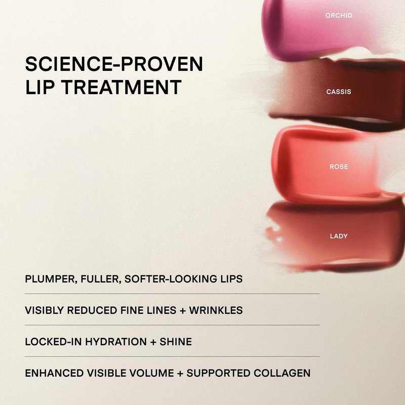 U Beauty The PLASMA Tinted Lip Compound - Anti-Aging & Anti-Wrinkle Lip Gloss, Hyaluronic Acid, Shea Butter & Peptides for Hydration & Plumping, Rose - 15 mL