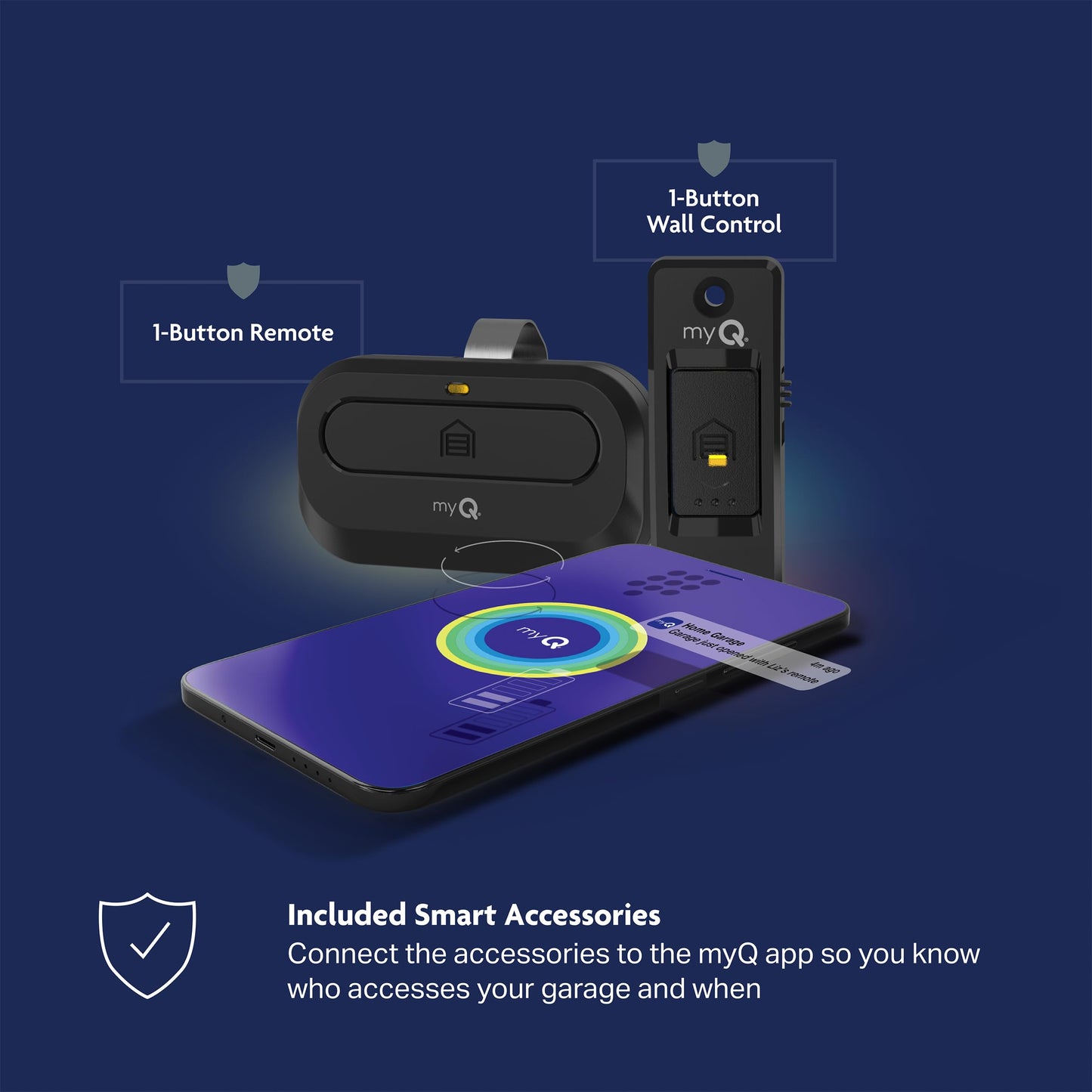 Chamberlain 1/2 HP Chain Drive Smart Garage Door Opener with Battery Backup, 1-Bulb Lighting, and myQ Connectivity