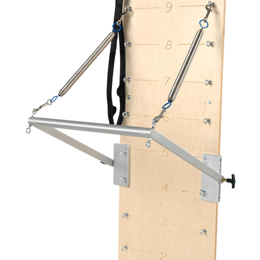 Balanced Body Push-Through Bar Kit for Pilates Springboard, Pilates Wall Equipment for Home Gym or Studio Use, Blue, Light Resistance Springs