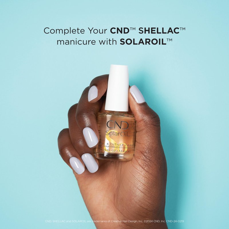 CND Shellac Gel Nail Polish, Long-lasting NailPaint Color with Curve-hugging Brush, Blue Polish, 0.25 fl oz