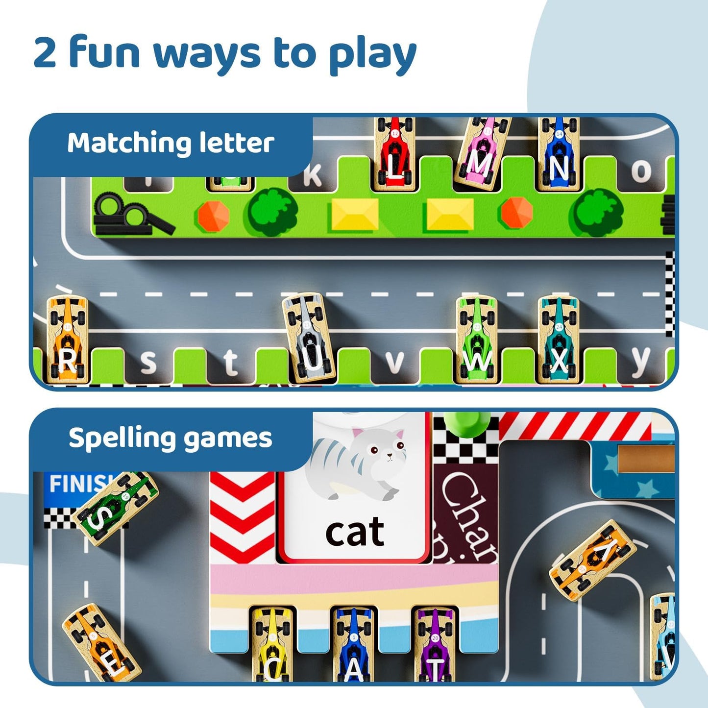Montessori Magnetic Toy, Busy Board with Magnetic Letters & Numbers, ABC Learning Toys for Kids Ages 3-5, Alphabet Puzzle Preschool Toys, Fine Motor Skills Educational Toys for 3 Year Old Boys Girls