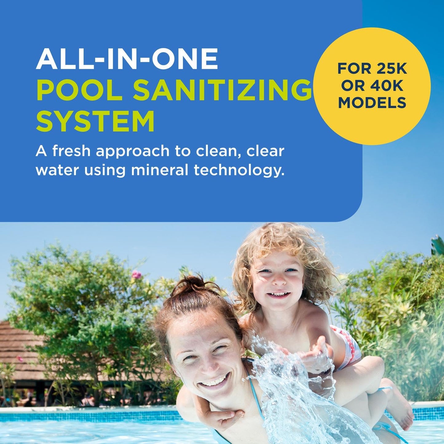 FROG Bac Pac Replacement Chlorine Cartridges for use with Pool FROG Model 5400 and 6100 Cyclers - Prefilled for Easy & Convenient Pool Sanitizing & Water Care - 3 Pack