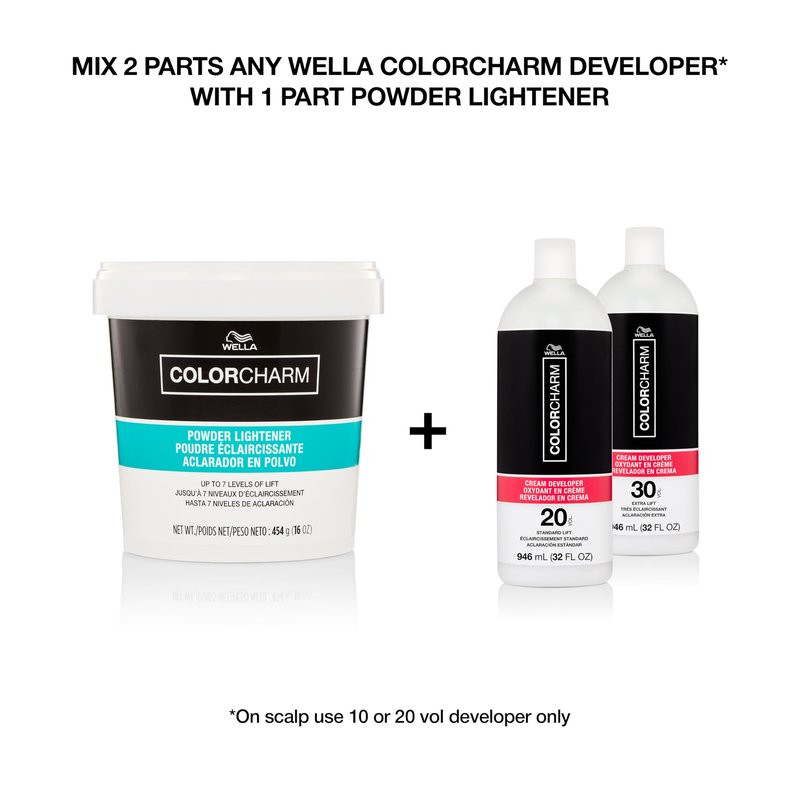 COLORCHARM Cream Hair Color Developer | 20 Volume | For Optimal Gray Blending and Rich Multi-Dimensional End Results | 4 Fl Oz