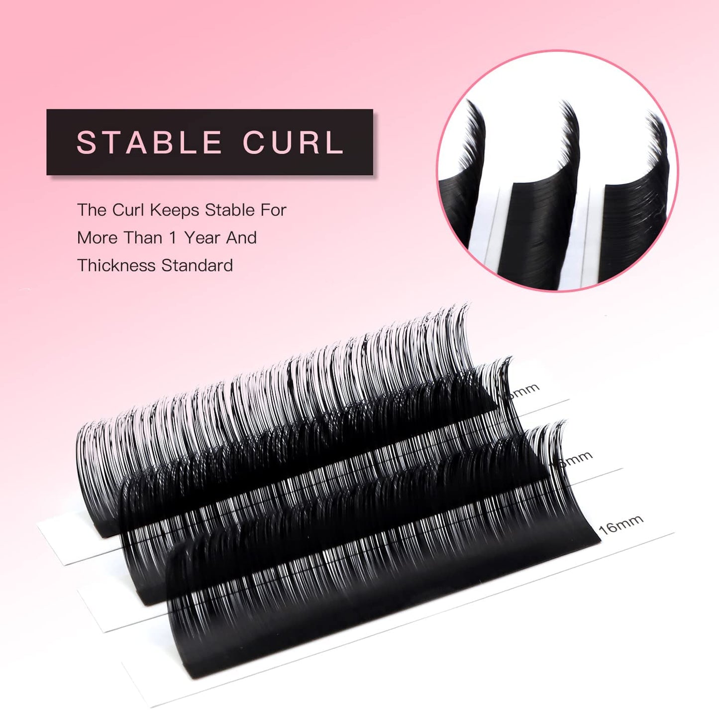 TDANCE Lash Extension Matte Black Eyelash Extension C CC D DD J B L Curl Volume & Classic Lash Extensions 0.03-0.18mm Thickness Professional Salon Use(0.18-CC,20 mm)