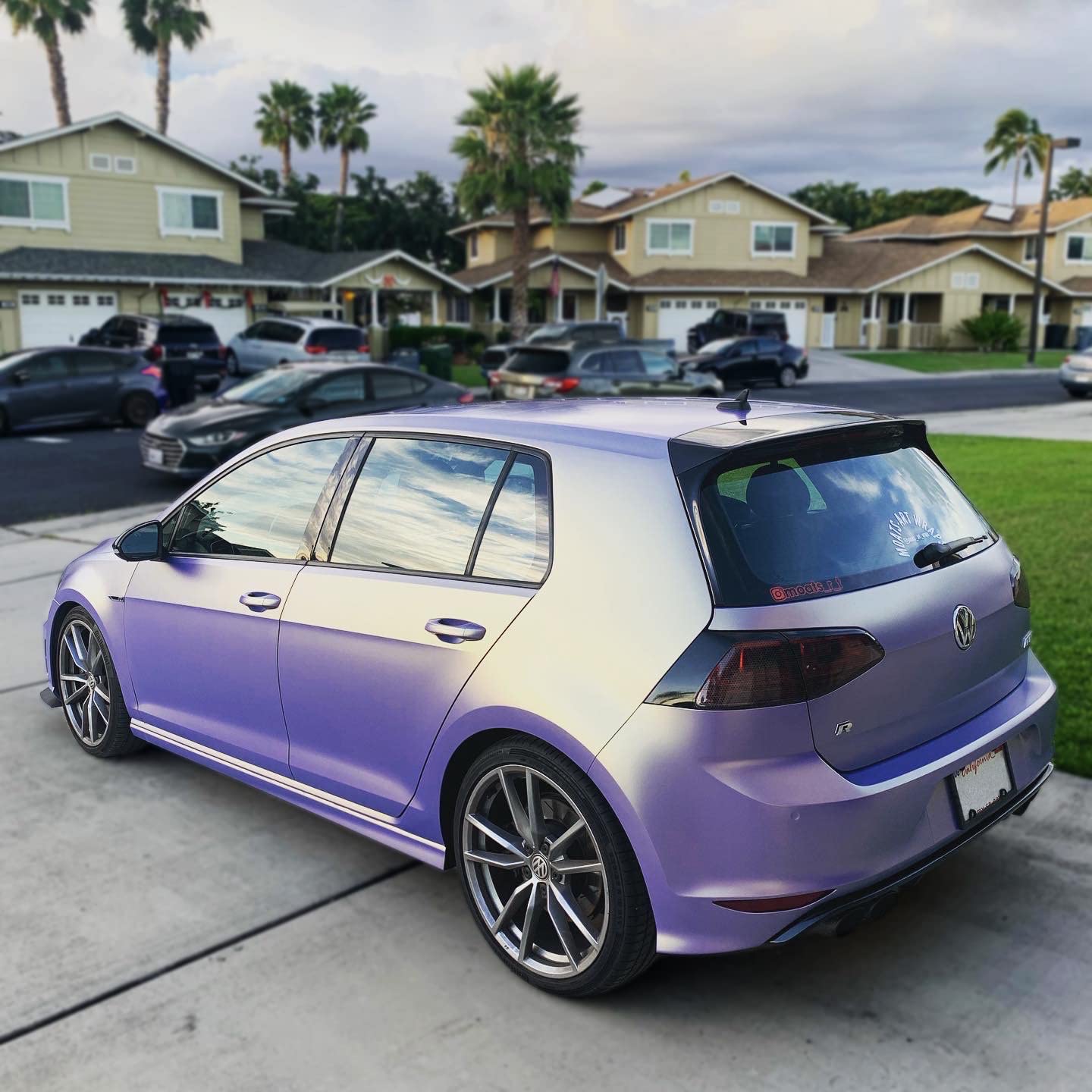 VViViD+ Matte Galaxy Purple Vinyl Car Wrap Film (50ft x 5ft)