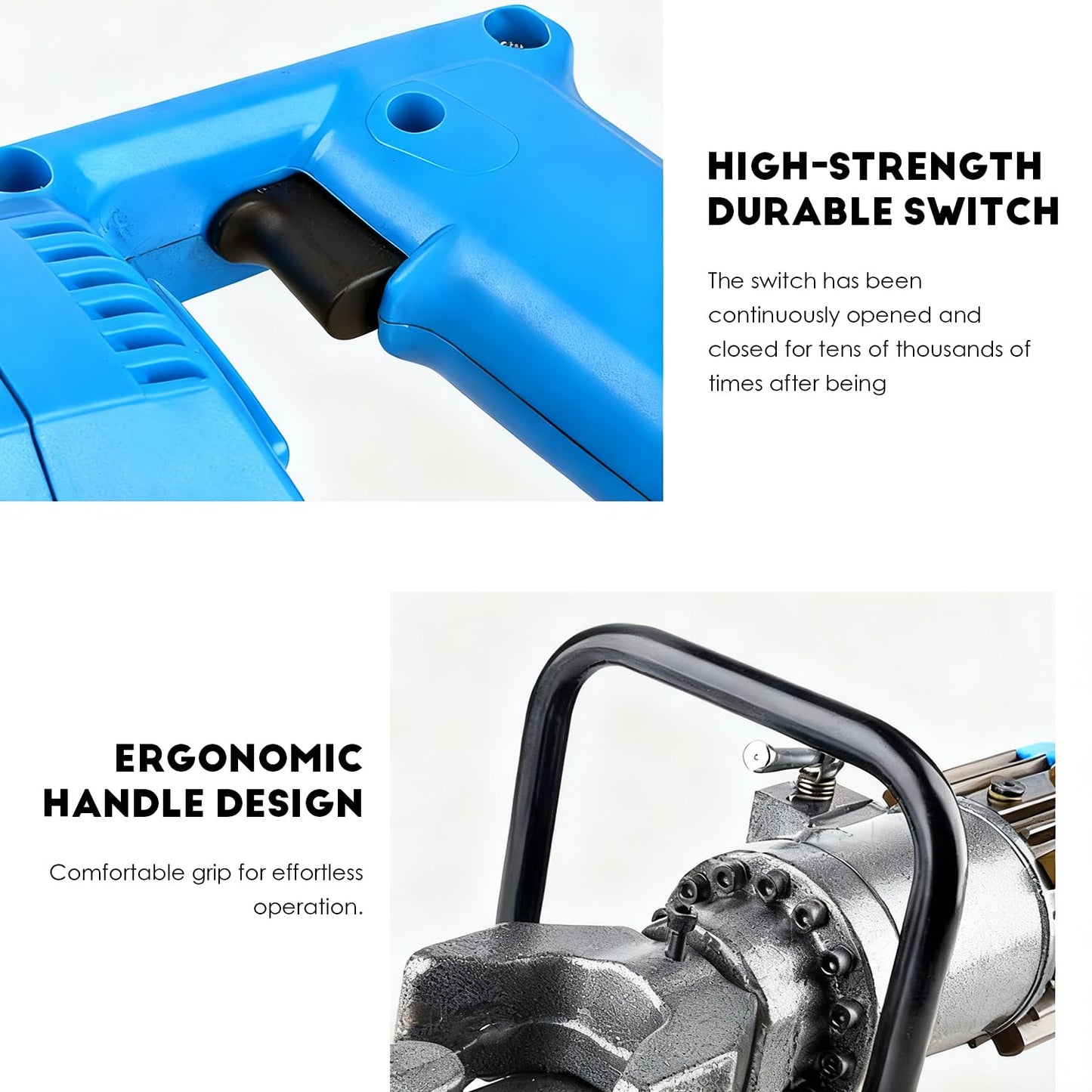 CGOLDENWALL 5/8" 16mm Electric Rebar Bender 1200W Handheld Rebar Steel Bending Machine for Bending Rebar Steel Rod