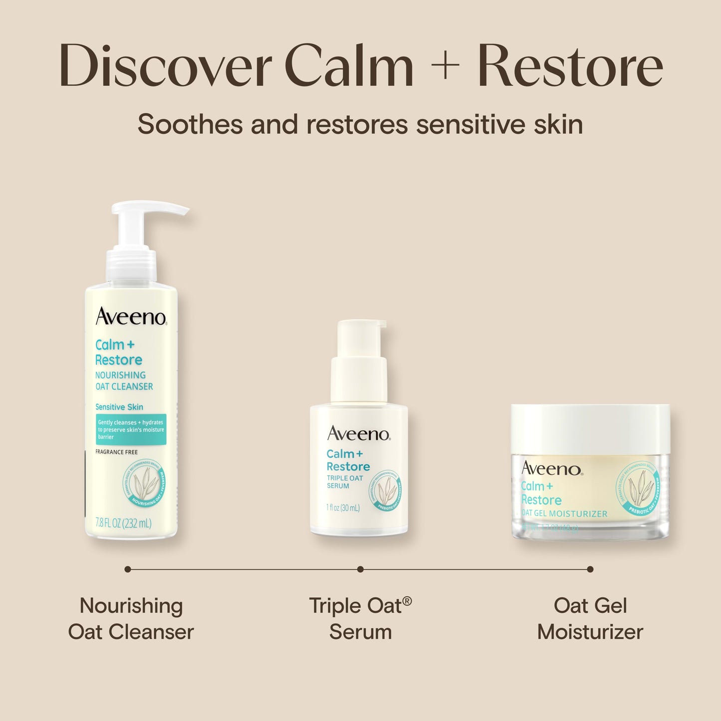 Aveeno Calm + Restore Nourishing Oat Cleanser