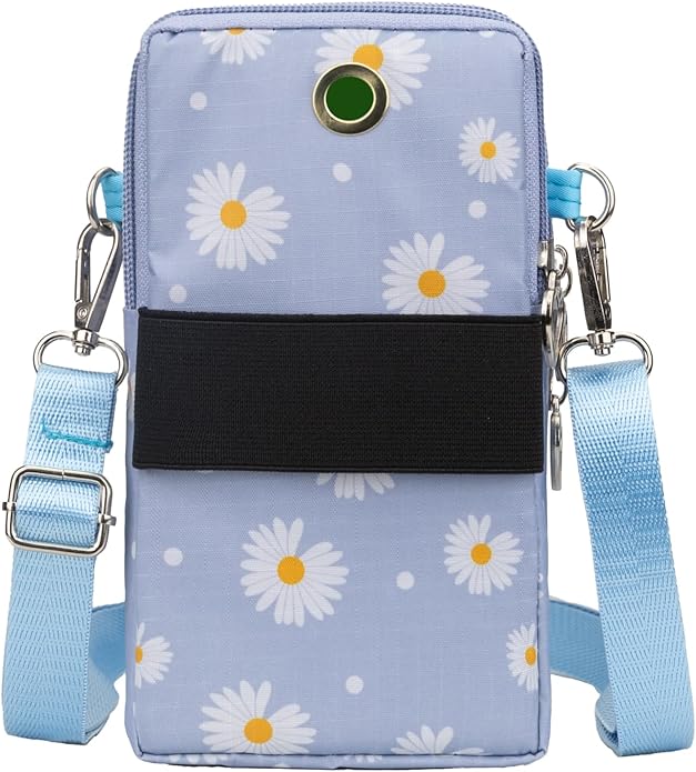 JANKS Small Crossbody Bag for Women - Mini Phone Purses with Crossbody Strap and Wallet - Nylon Arm Bag