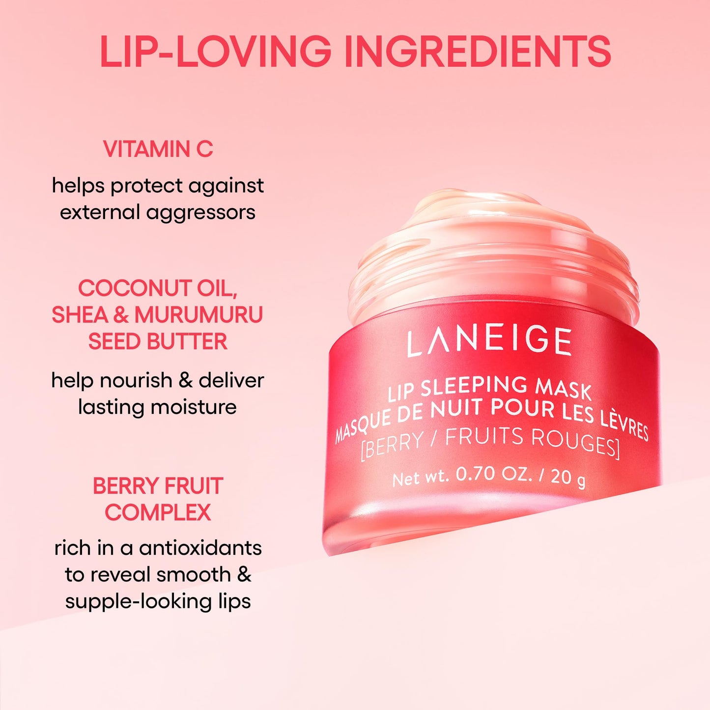 LANEIGE Lip Sleeping Mask Matcha Bubble Tea: Intensive Overnight Lip Mask for Soft, Hydrated Lips