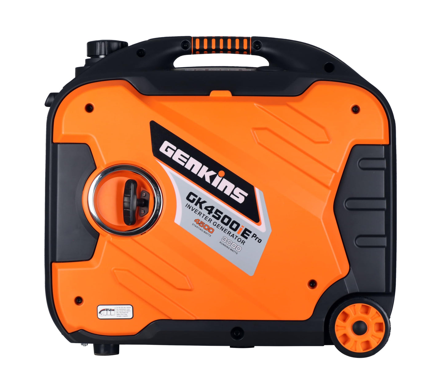 Genkins 4500 Watt Portable Inverter Generator Pure Sine Wave Technology Reduced Size & Weight Manual Start | 2024 Model