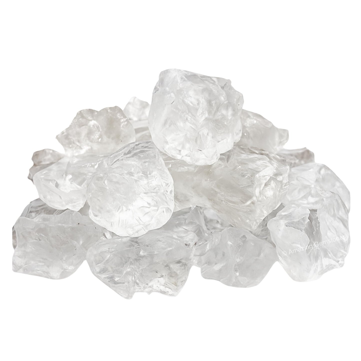 Amazing Gemstone Premium Clear Quartz Raw Crystals and Healing Stones, Natural Rocks For Tumbling - DIY Raw Stones And Crystals (1 Piece)