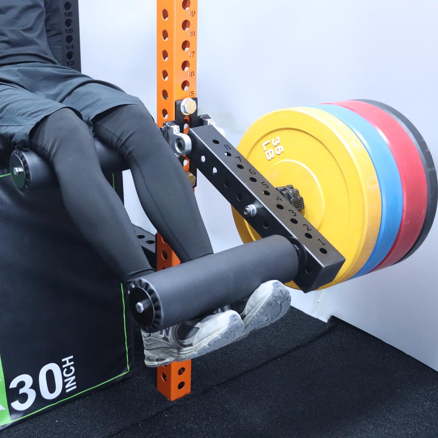 MARLANG Leg Extension and Curl Machine for Power Rack Attachments, Leg Extension Attachment for Home Gym, Leg Curl Attachment for Workout Equipment (5/8" / 16mm Hole)"