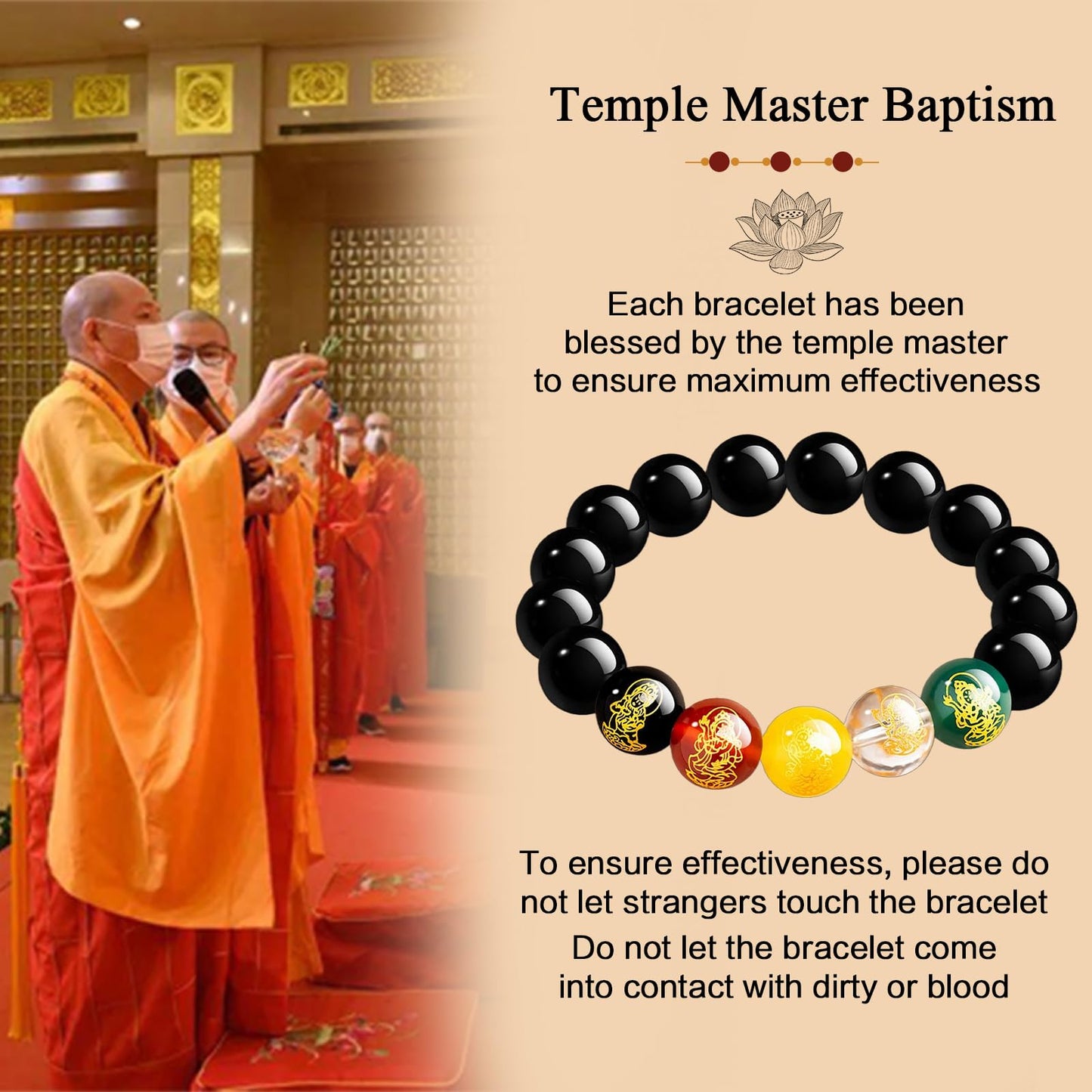 SoulPulse Obsidian Chinese Feng Shui Wealth and Luck Bracelet for Women to Attract Money,Wealth,Success,Obsidian Beaded Money Bracelets for Women（10mm）