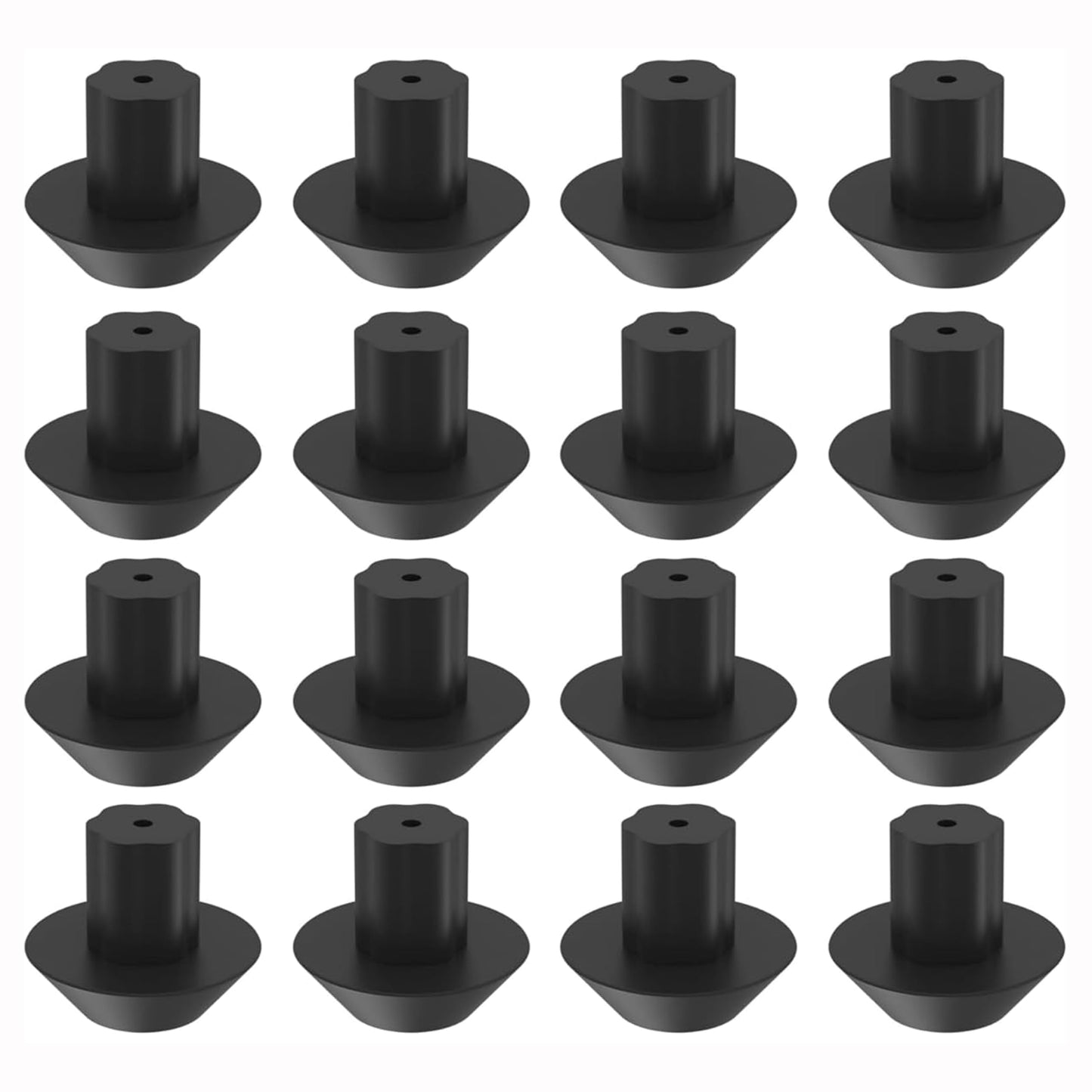 WB2K101 Rubber Feet Gas Range Stovetop Grate Feet Compatible with G-E Ken-More, 3/16" Hole Gas Stove Top Grate Feet Replace WB02K0101 AP2622260 PS241358 by Beaquicy"