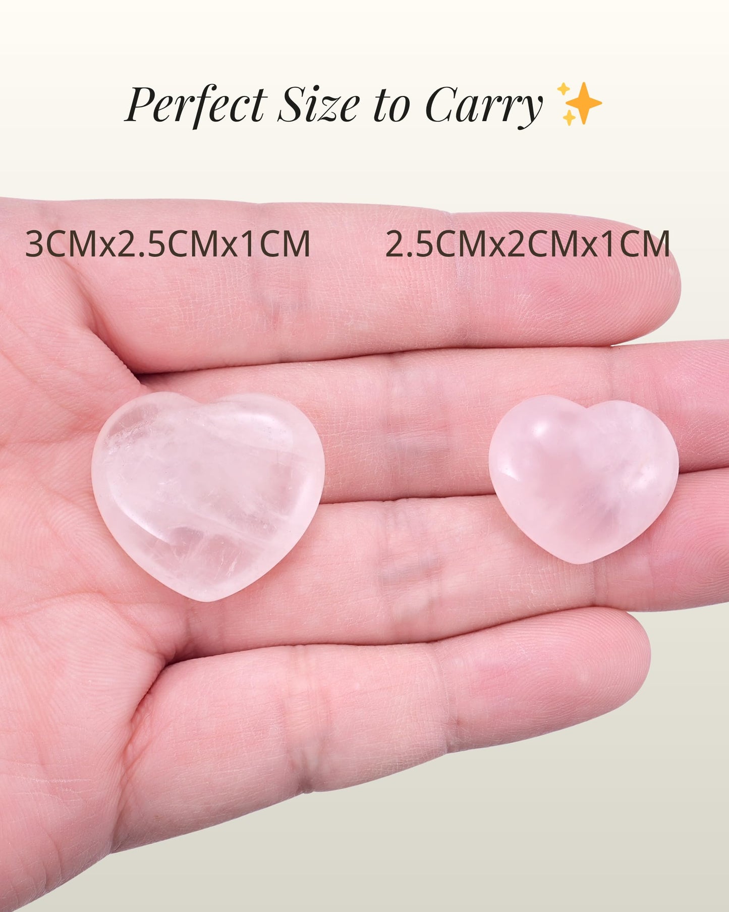 QianCannaor Crystals and Healing Stones Set for Anxiety, Relaxation Spiritual Crystals Gift for Meditation, Manifestation, Zen, Reiki, Fengshui (Mother & Daughter)