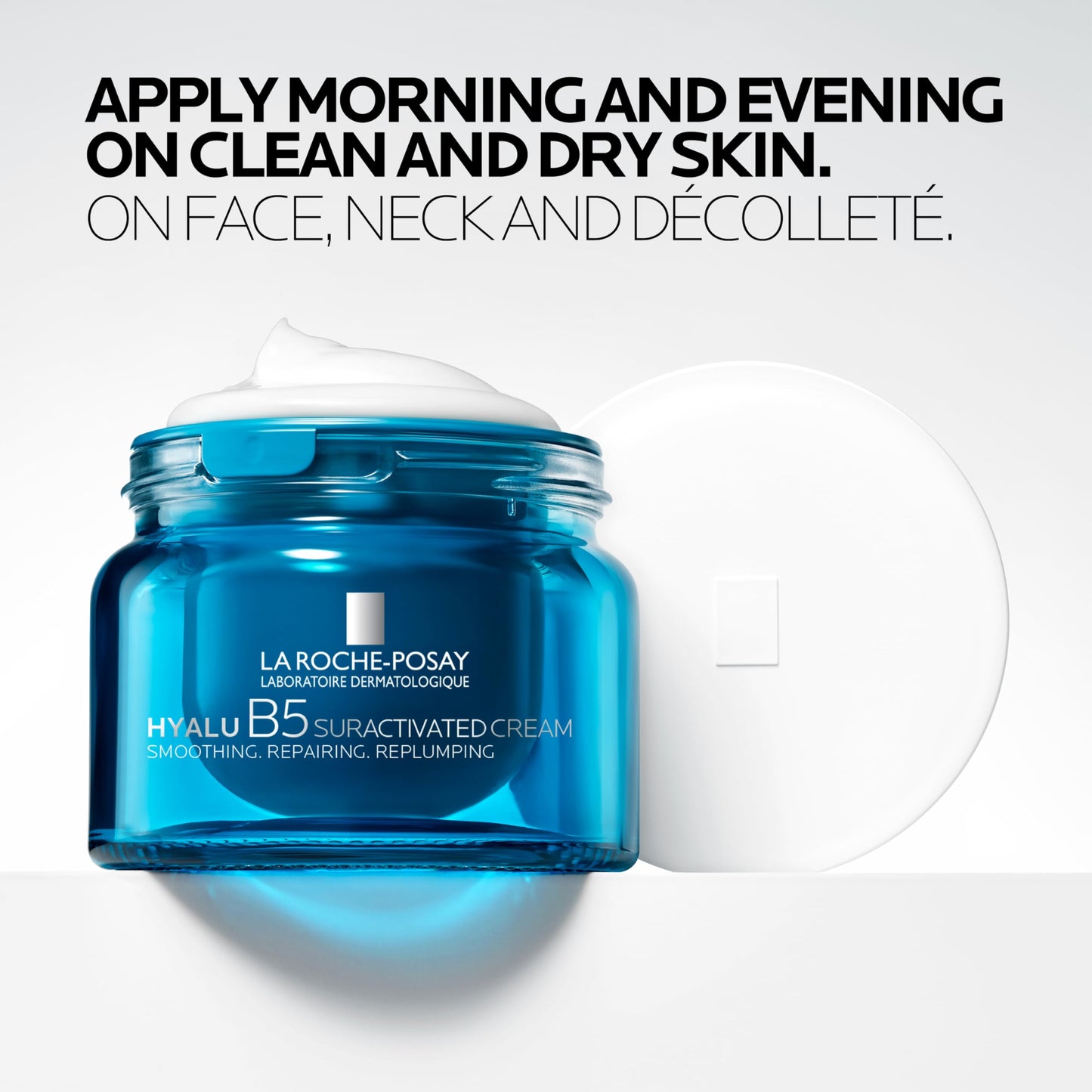 La Roche-Posay Hyalu B5 Suractivated Anti-Aging Face & Neck Cream Refill, Firming Face Moisturizer With 3 Types of Hyaluronic Acid for All Skin Types, 72hr Hydration + Anti-Wrinkle, 1.7fl oz