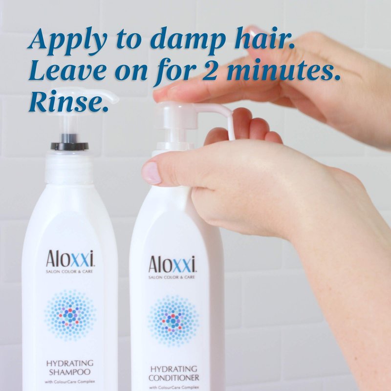 ALOXXI Hydrating Color Protectant Conditioner for Color Treated Hair with Keratin Jojoba & Olive Oils Nourishes and Repairs, 10.1 Fl Oz