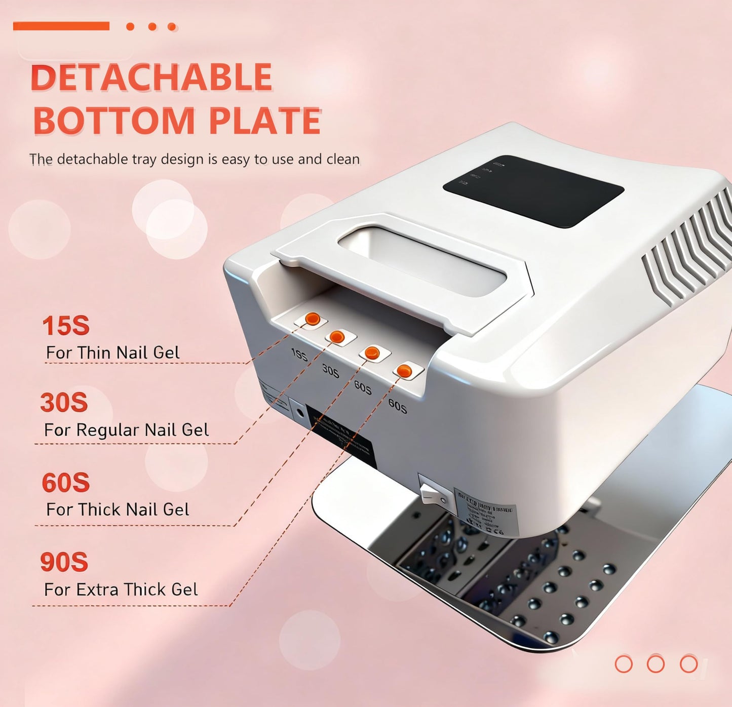 Cordless LED UV Nail Lamp, Lumcrissy Professional Fast Curing Gels Nail Dryer,2 Pcs 5200mAh Battery Set Nail Polish Curing Lamp,Portable Salon Manicure Dryer Lights for Acrylic Nail Gels (White)