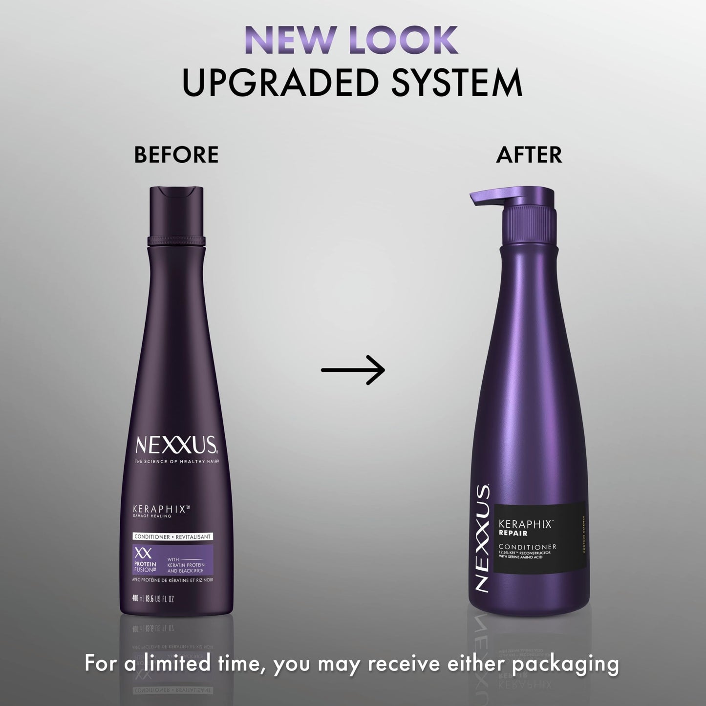 Nexxus Keraphix Conditioner Damage Repair for Damaged Hair Powered by KRT Keratin Resistance Therapy with Liquid Crystal Amino Acids 13.5 oz
