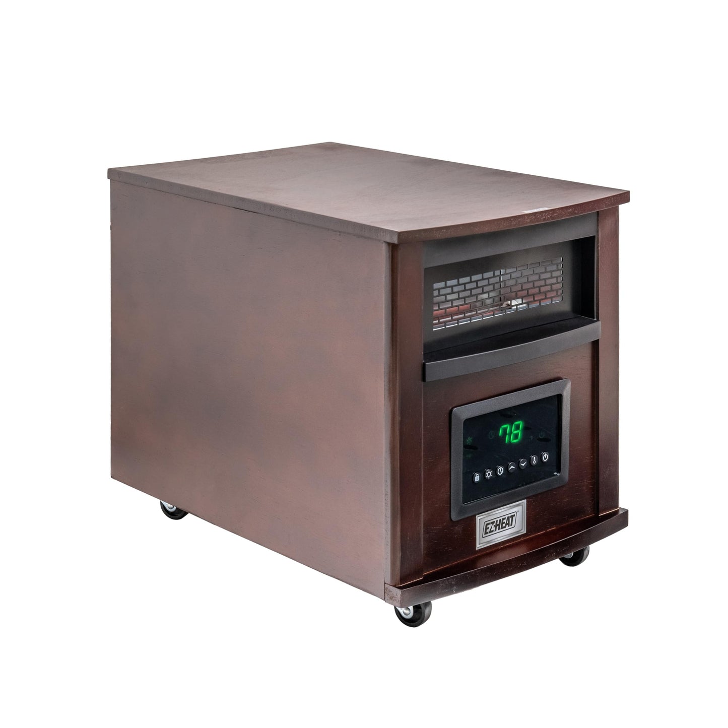 EZ-HEAT 1,500-Watt 18 inch Cabinet Space Heater with Remote Control, USB Charging Ports, Timer Function, Tip Over Switch & Overheat Protection, MT0018N8