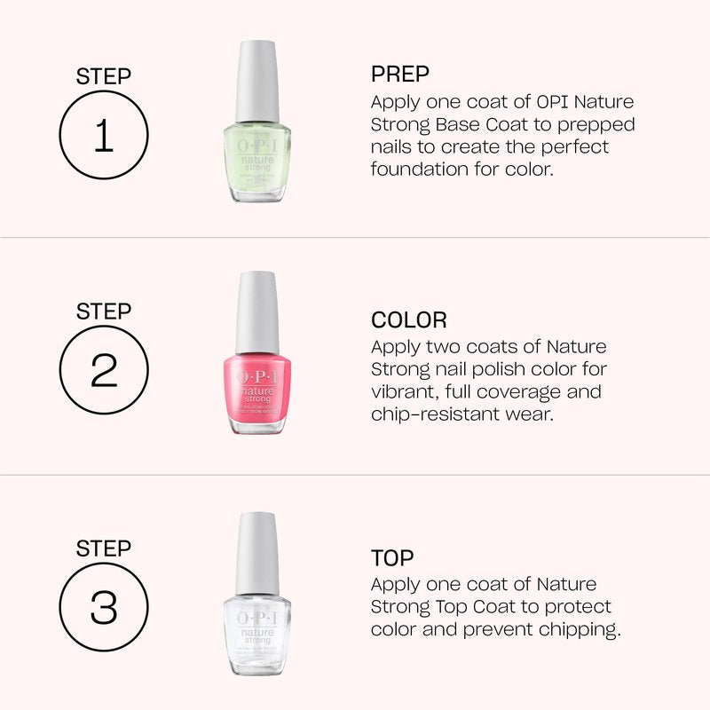 OPI Nature Strong Spring Into Action | Opaque Soft Purple Crème Natural Origin Nail Polish | Plant Based, Vegan, Cruelty Free
