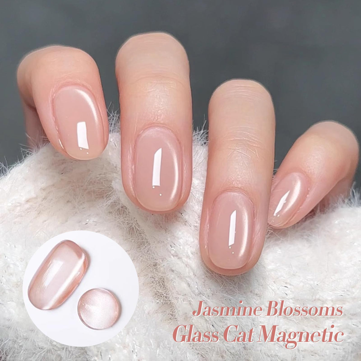 Born Pretty Magnetic Gel Nail Polish Water Light Magnetic Eye Gel Jelly Glass Crystal Glitter Shimmer Auroras Magnetic Gel Nail Art Manicure Kit 6PCS