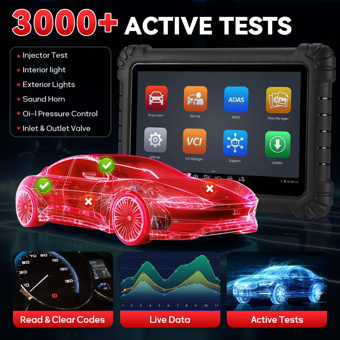 Autel MaxiSys MS906MAX 2026 Way Better Than MS906 Pro, Autel Scanner, Top Scan Tool DoIP CANFD Diagnostic Tool, Upgrade of MK900 MP900BT MS906BT MK908 3000+Active Test All System Diagnosis