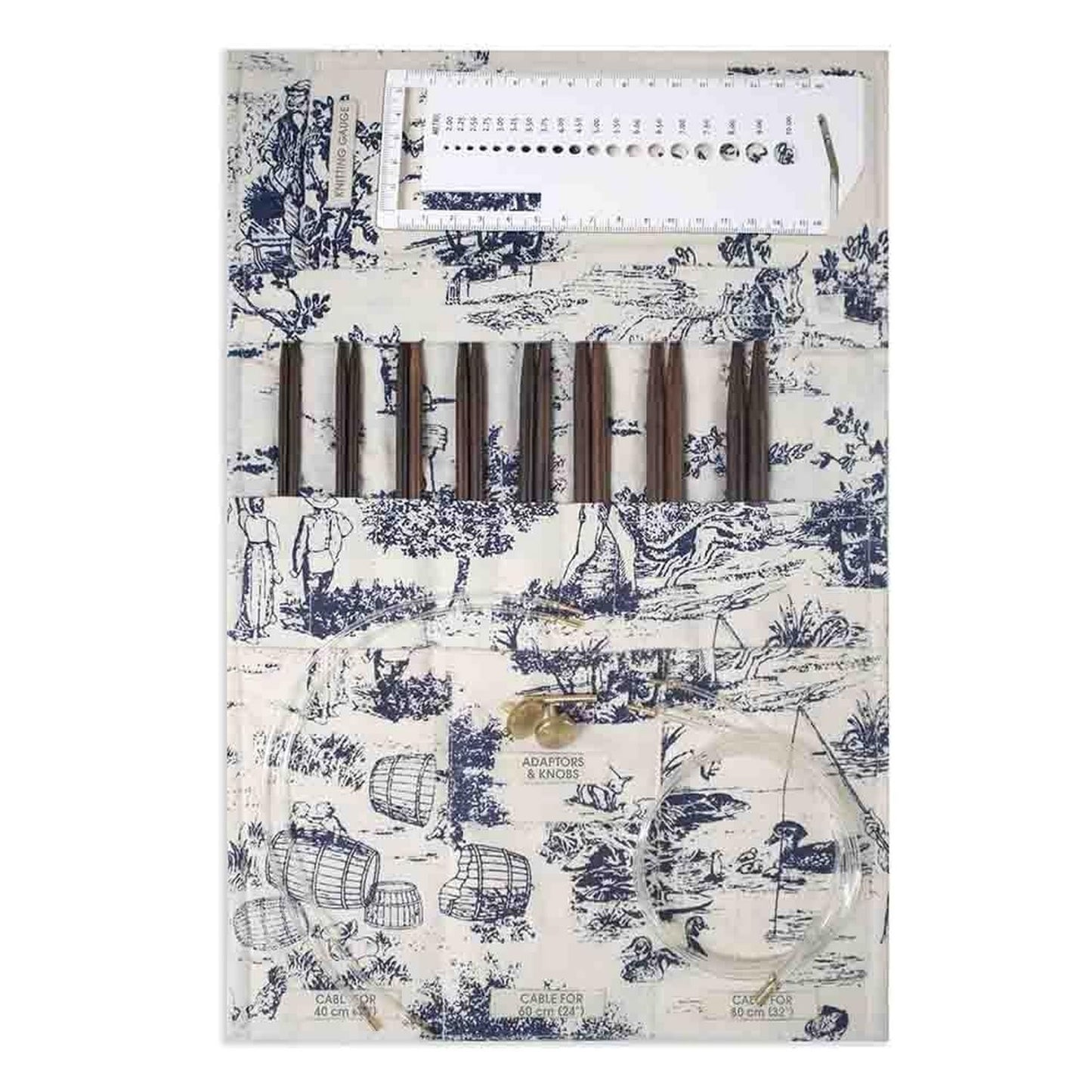 Pony Rosewood Interchangeable Knitting Needle Set 10.5 cm - 1pc