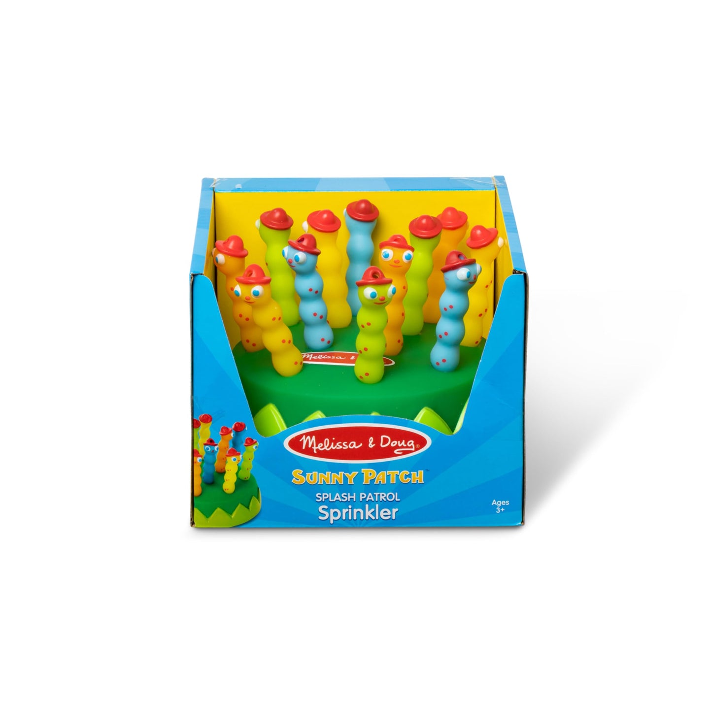 Melissa & Doug Splash Patrol Sprinkler Outdoor Water Toy for Kids - Water Sprinkler for Kids and Sensory Play, Connects to Standard Garden Hose, Ages 3+