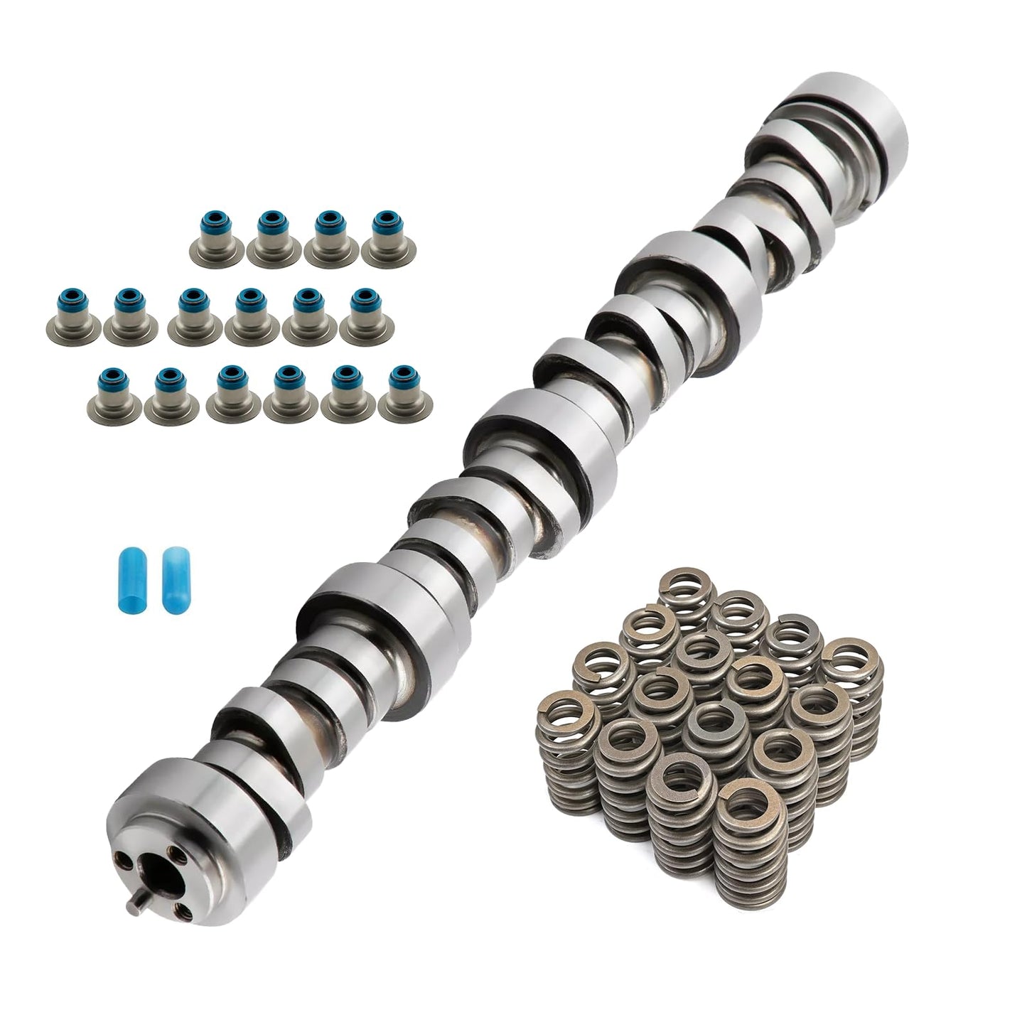 Stage 2 LS Camshafts Kit & Springs Seals Fit For GM Trucks & SUVs Equipped 4.8L 5.3L 6.0L, Cam Specs 212/218 .553"/.553" 111, Stage II Camshaft & Springs 1997-2013 E1840P, PAC1218