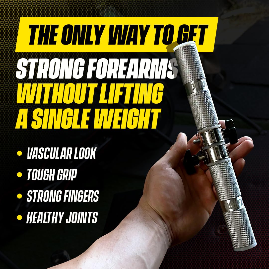 GRIPZILLA Dynamo Forearm Strengthener and Wrist, Comfortable Grip and a Durable Design Roller Perfect for Men and Women - Ideal for Hand, Wrist, and Forearm Strength Training, Workout - Wrist/Arm Builder