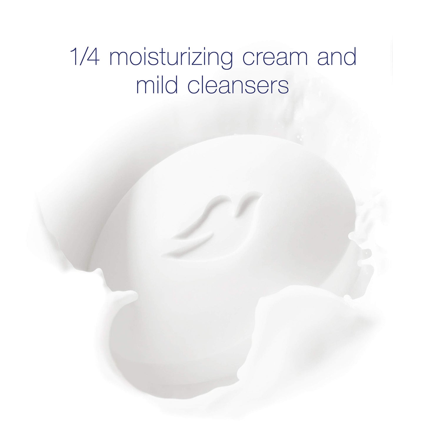 Dove Beauty Bar More Moisturizing than Bar Soap White Effectively Washes Away Bacteria, Nourishes Your Skin 3.75 oz, 10 Bars