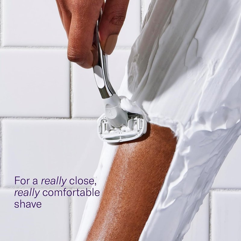 Flamingo Razors for Women Blade Refills + Foaming Shave Gel