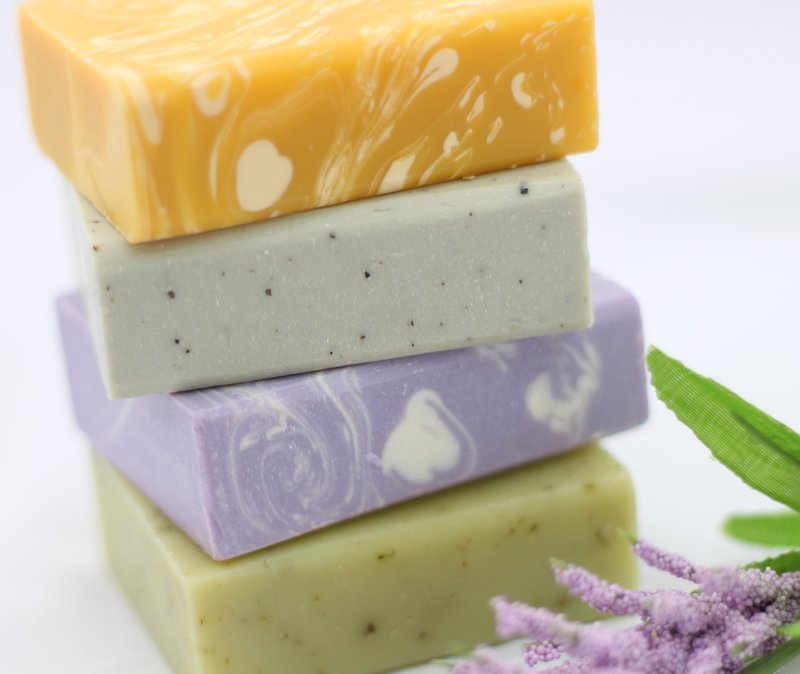 Organic Luxury Handmade 4 Bar Soap Gift Set by KEOMI NATURALS - WONDERFUL MOTHERS DAY GIFT - Gift Boxed & Ready to Give - PAMPER THEM w/LUXURY WHILE LIFTING THEIR SPIRITS