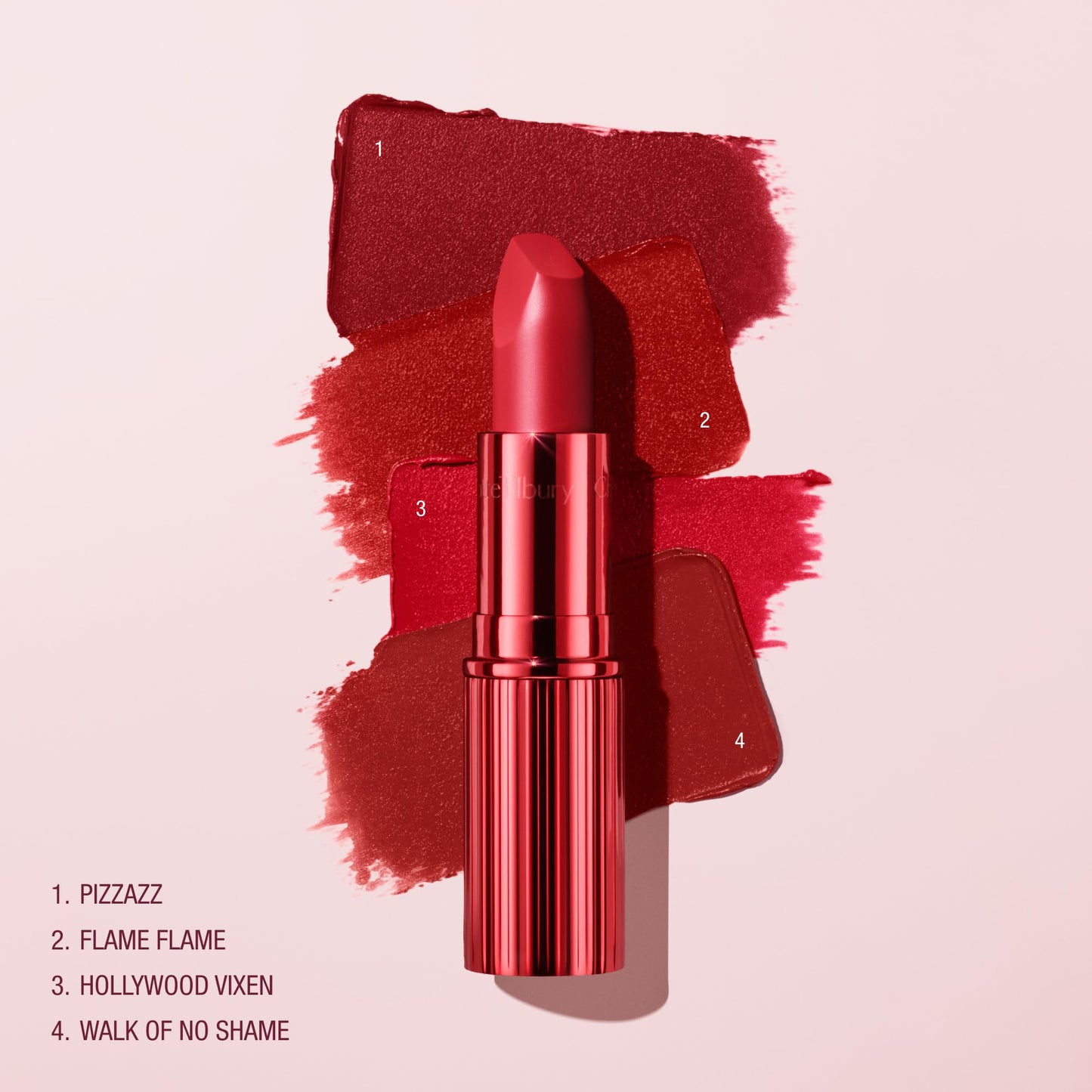 Charlotte Tilbury Matte Revolution Lipstick - Long Lasting, Matte Lipstick with Buildable Color & Lip-Loving Ingredients - Creamy, Easy to Blend Formula - Walk Of No Shame