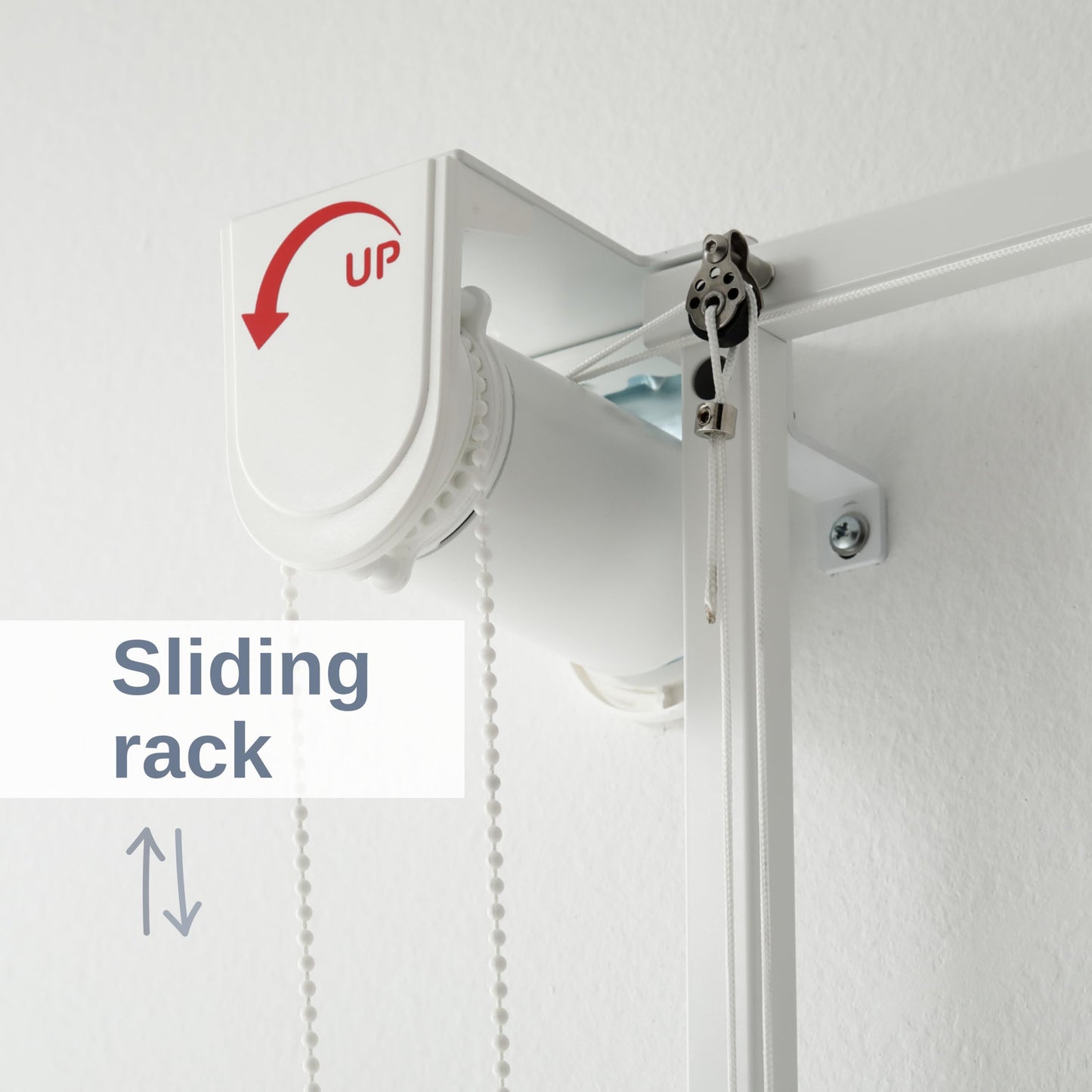 foxydry Tower Vertical Wall Airer - Wall Airer for Indoor and Outdoor Use (White, 128 cm / 50.4 in)